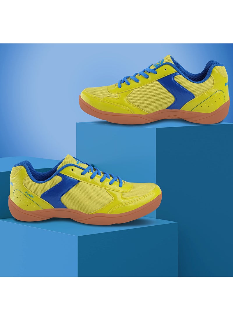 Nivia Flash Badminton Shoes | For Mens & Boys | Material Type : EVA, Mesh | Comfortable | Lace Up | Non-Marking Round Sole | Stability  - Image 5