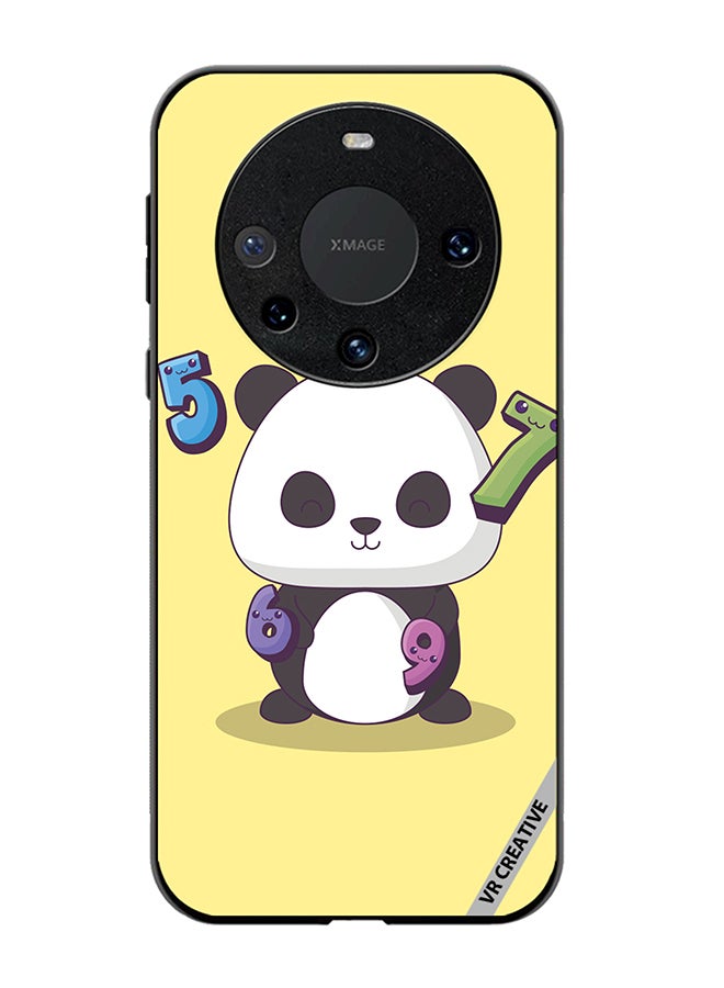 VR CREATIVE Protective Case Cover For Huawei Mate 60 Panda With 56789 Numbers Design Multicolour - Image 1