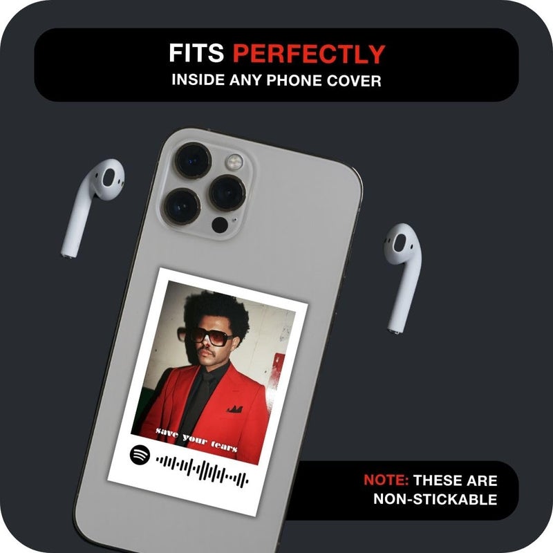 Funk You Store Printed Mini Posters Postcards/Compact Posters for Wall, hanging, mobile phone accessories, gifting (Weeknd) - Image 2