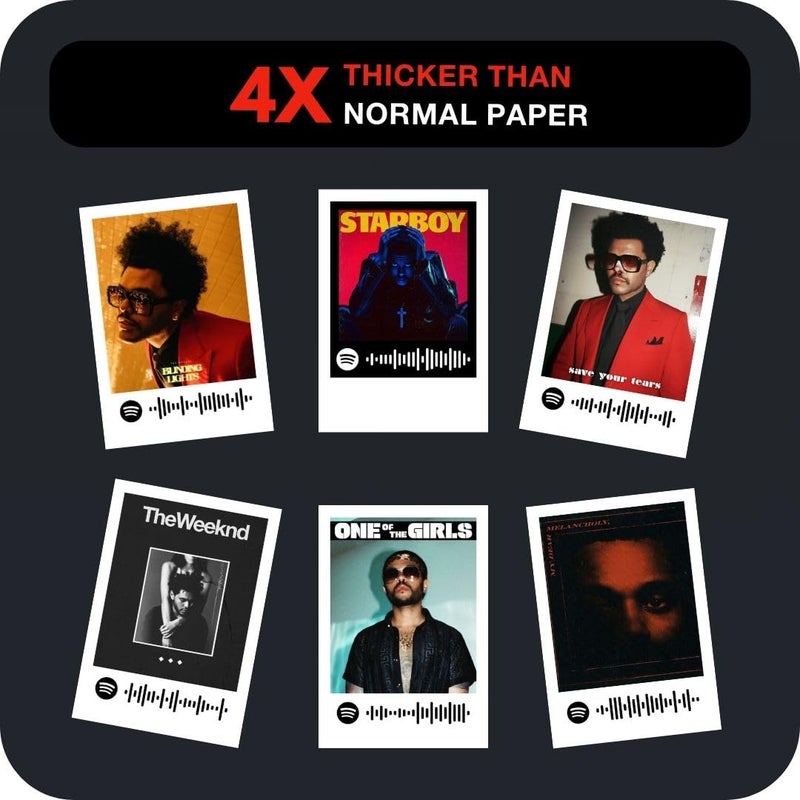 Funk You Store Printed Mini Posters Postcards/Compact Posters for Wall, hanging, mobile phone accessories, gifting (Weeknd) - Image 5
