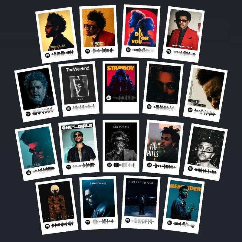 Funk You Store Printed Mini Posters Postcards/Compact Posters for Wall, hanging, mobile phone accessories, gifting (Weeknd) - Image 1