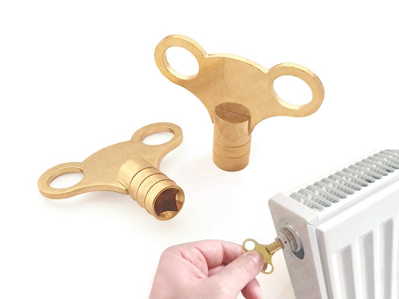 Generic A1Sonic Quality for less 2 Brass Radiator Key - Radiator Bleed Key - Radiator Bleed Valve Key - Venting Air Valve - 2 Pack  - Image 2