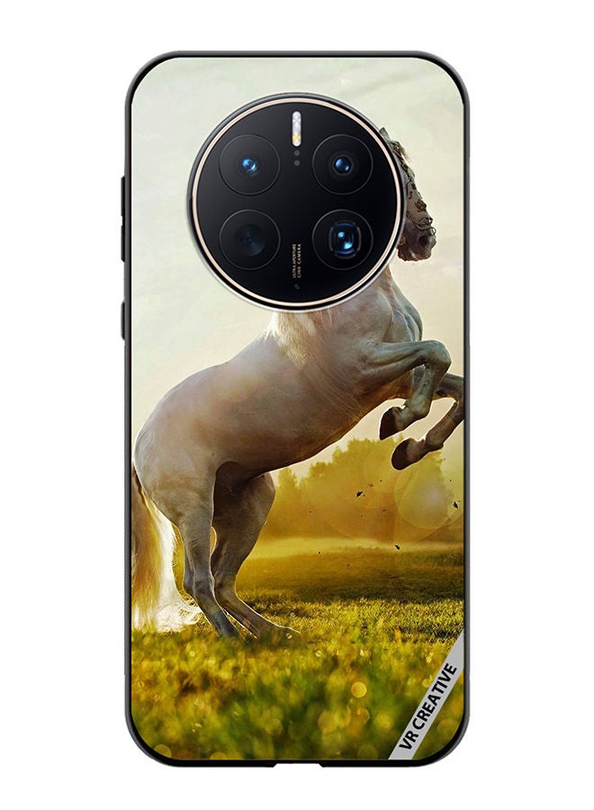 VR CREATIVE Protective Case Cover For Huawei Mate 50 Pro Horse Stance Design Multicolour - Image 1