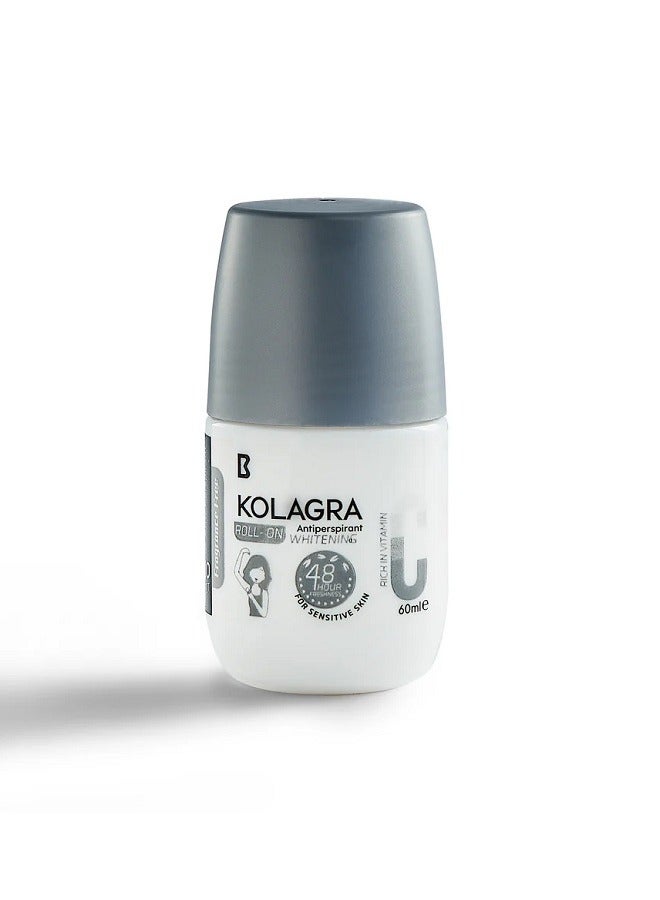 كولاجرا رول تبييض مضاد للتعرق خالي من العطر 60 مل - Image 1