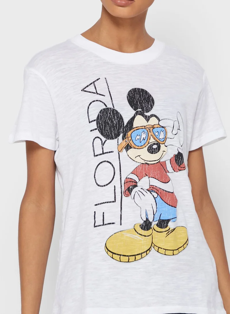 Cotton On Crew Neck Graphic T-Shirt