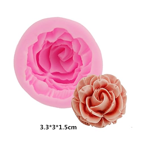 ESEENS 6 Pack Flower Molds - Peony, Rose, Sunflower, Animal Shapes - Resin Casting & Candle Making Molds - Image 3