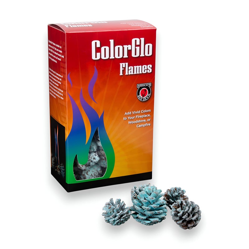 Meeco's Red Devil 88110 ColorGlo Flames - Adds Vivid Rainbow Colors (Blue, Green, Purple) to Fireplace, Wood Stove or Campfire (Cones, 1 lb) - Made in The USA - Image 5