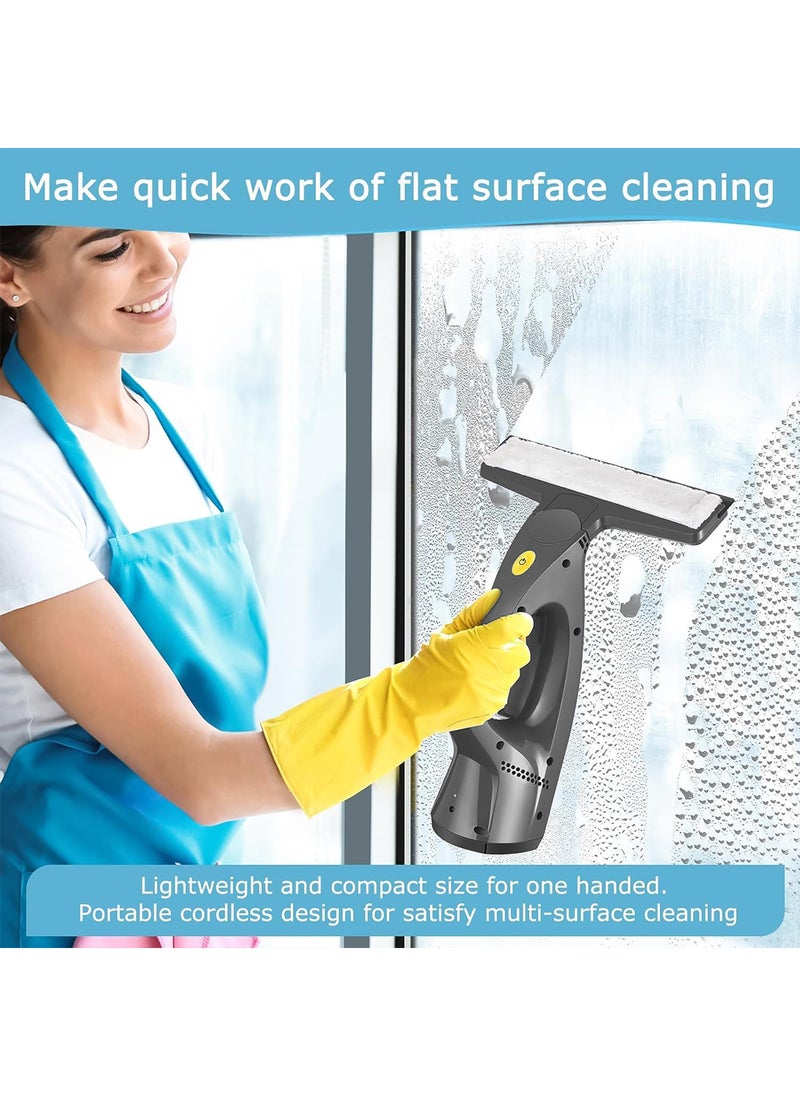 Sharpdo Window Vacuum, 3 in 1 Cordless Window Vac with Spray/Wipe/Suck up Water, Electric Window Cleaning Tool for Shower Wall Mirror Glass/ Car Windshield /Countertop  - Image 2