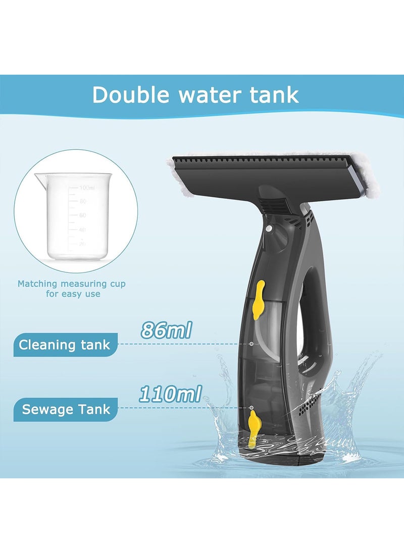 Sharpdo Window Vacuum, 3 in 1 Cordless Window Vac with Spray/Wipe/Suck up Water, Electric Window Cleaning Tool for Shower Wall Mirror Glass/ Car Windshield /Countertop  - Image 4
