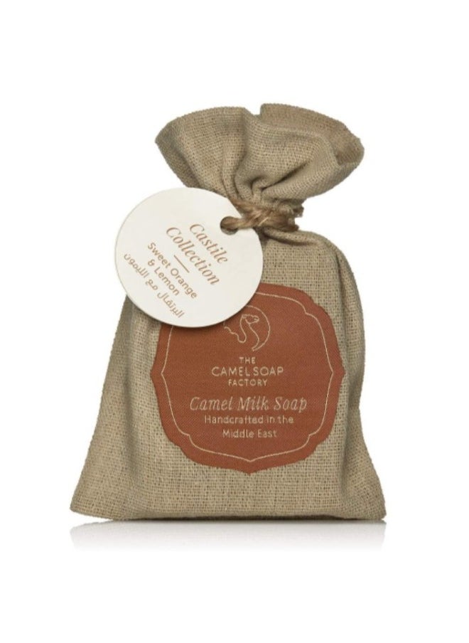 The Camel Soap Factory Sweet Orange & Lemon Castile Soap Bar 95 g  - Image 3