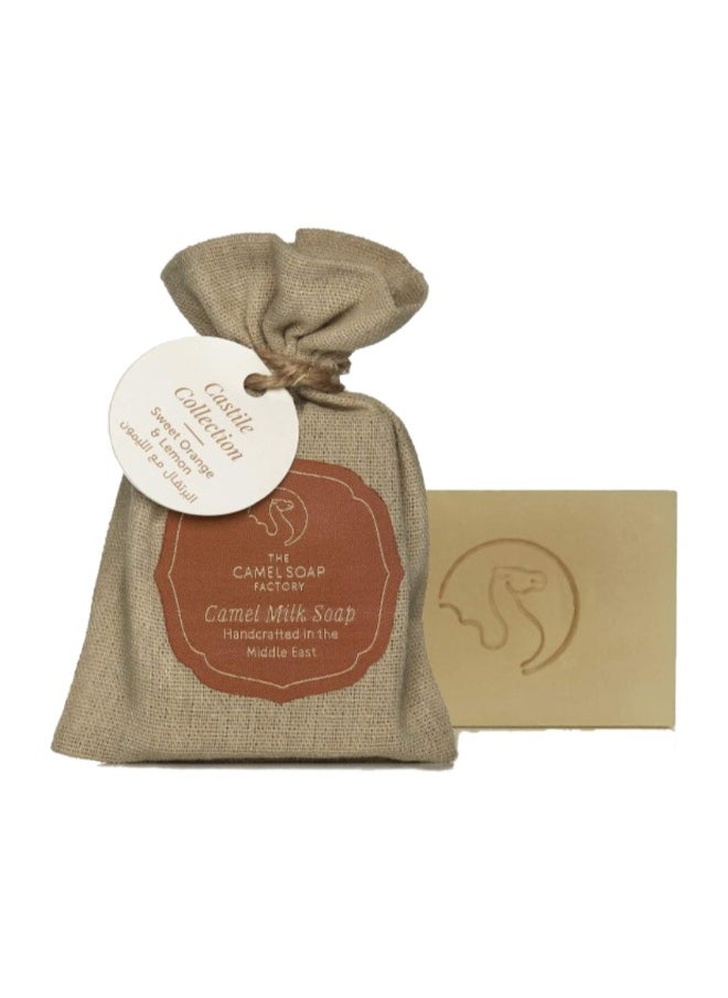 The Camel Soap Factory Sweet Orange & Lemon Castile Soap Bar 95 g  - Image 2