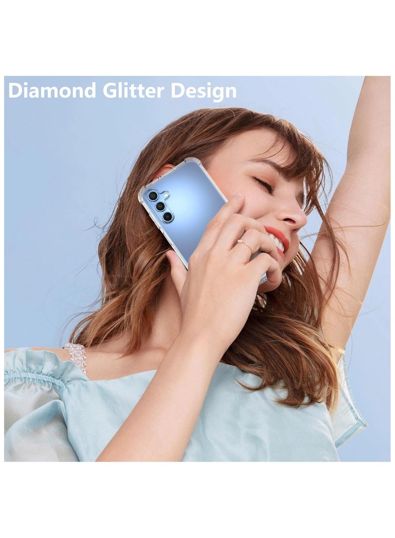 Fankalo Phone Case For Samsung Galaxy A15 Crystal Clear Ultra Slim Anti Scratch Shockproof Protective TPU Back Cover  - Image 5