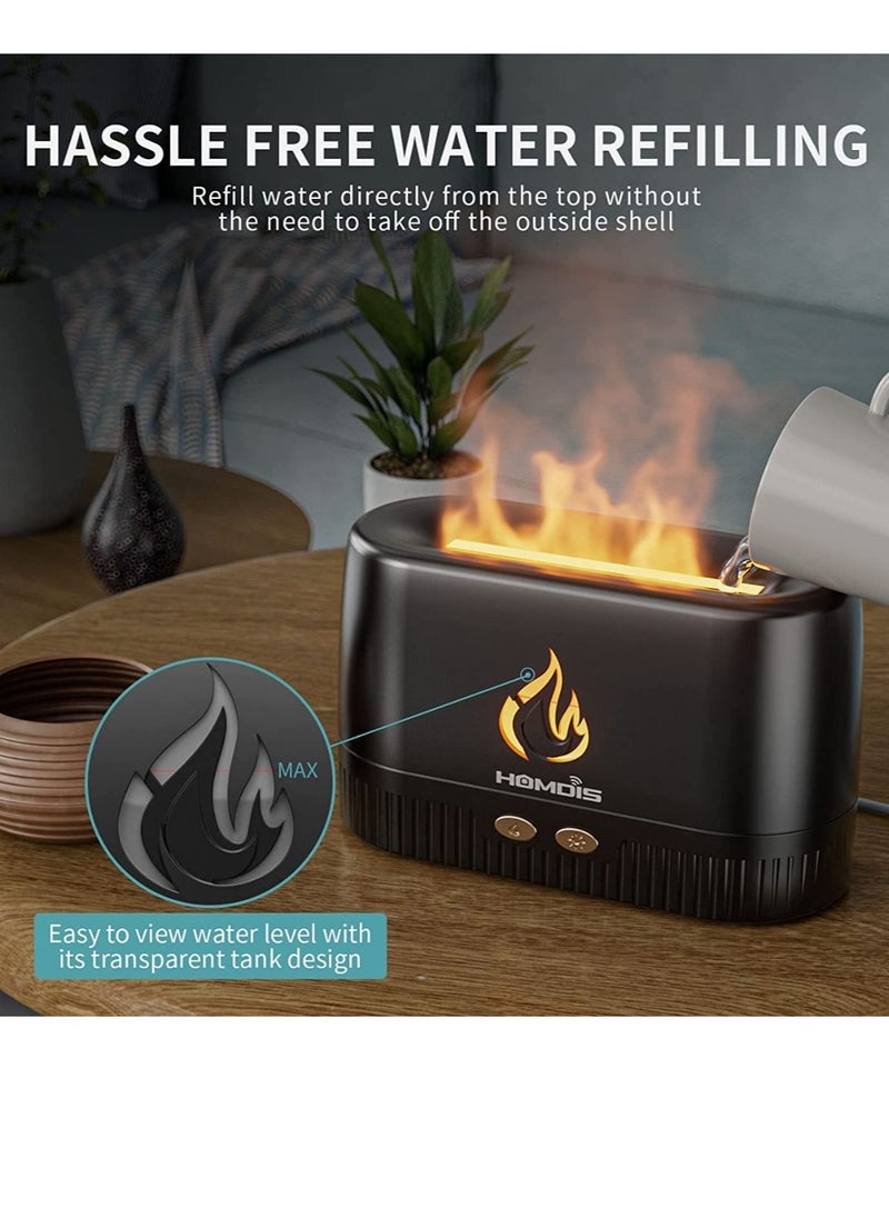Bakhoor Essential Oil Diffusers Quiet Aromatherapy Diffuser, Auto Shut Off Scent Diffuser, Ultrasonic Oil Diffuser, Portable Flame Diffuser, Cool Mist Humidifiers for Bedroom, Home, Office, Yoga, Gym  - Image 3