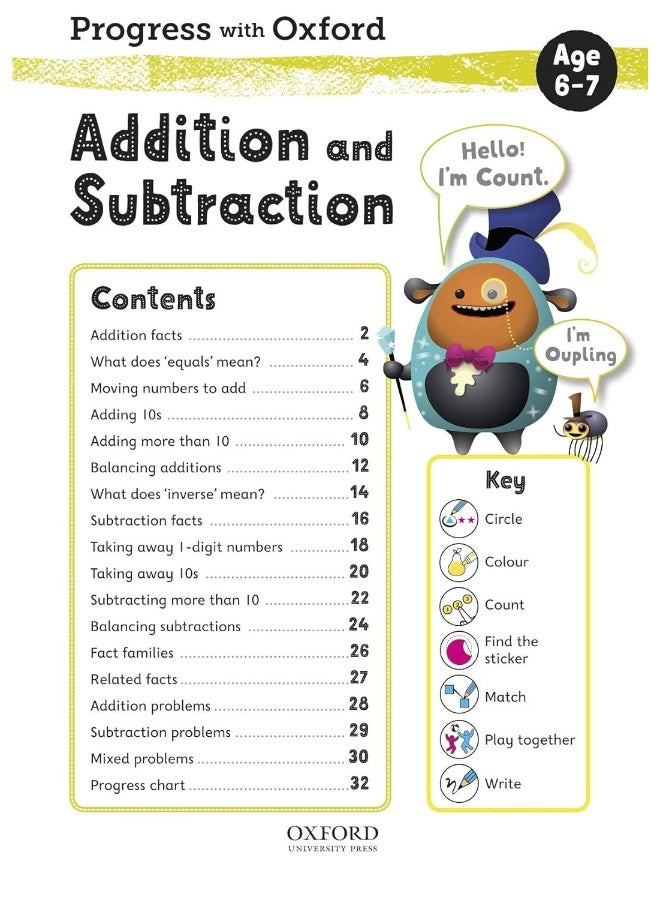 التقدم مع أكسفورد: الجمع والطرح العمر 6-7 - Image 2
