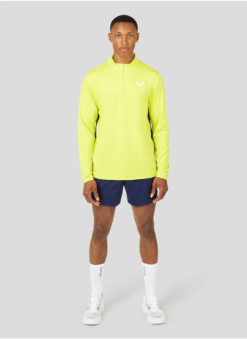 كاستور Men'S Colour Block 1/4 Zip - Citrus