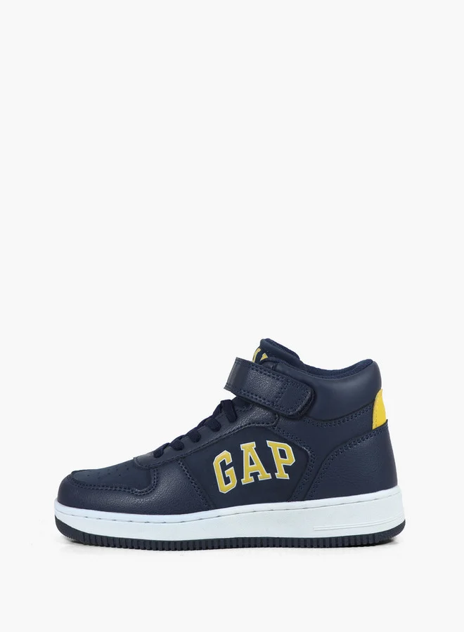 GAP Boys' BOSTON MID High Top Sneakers with Hook and Loop Closure - GPK5217140923