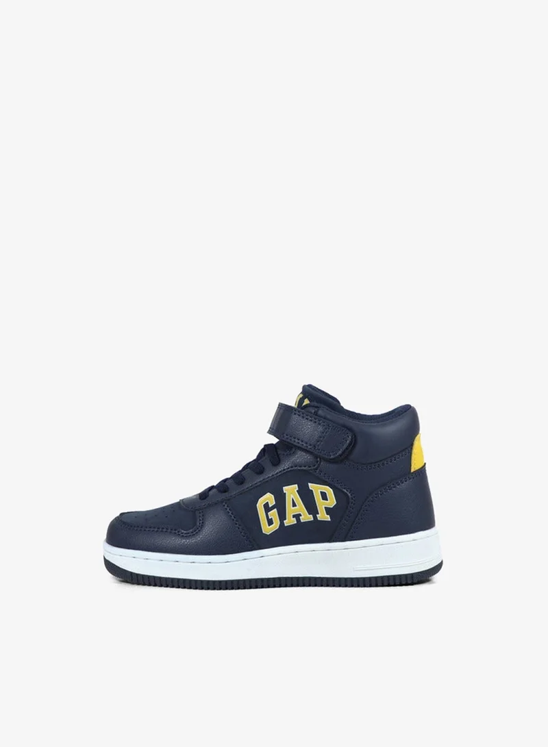GAP Boys' BOSTON MID High Top Sneakers with Hook and Loop Closure - GPK5217140923