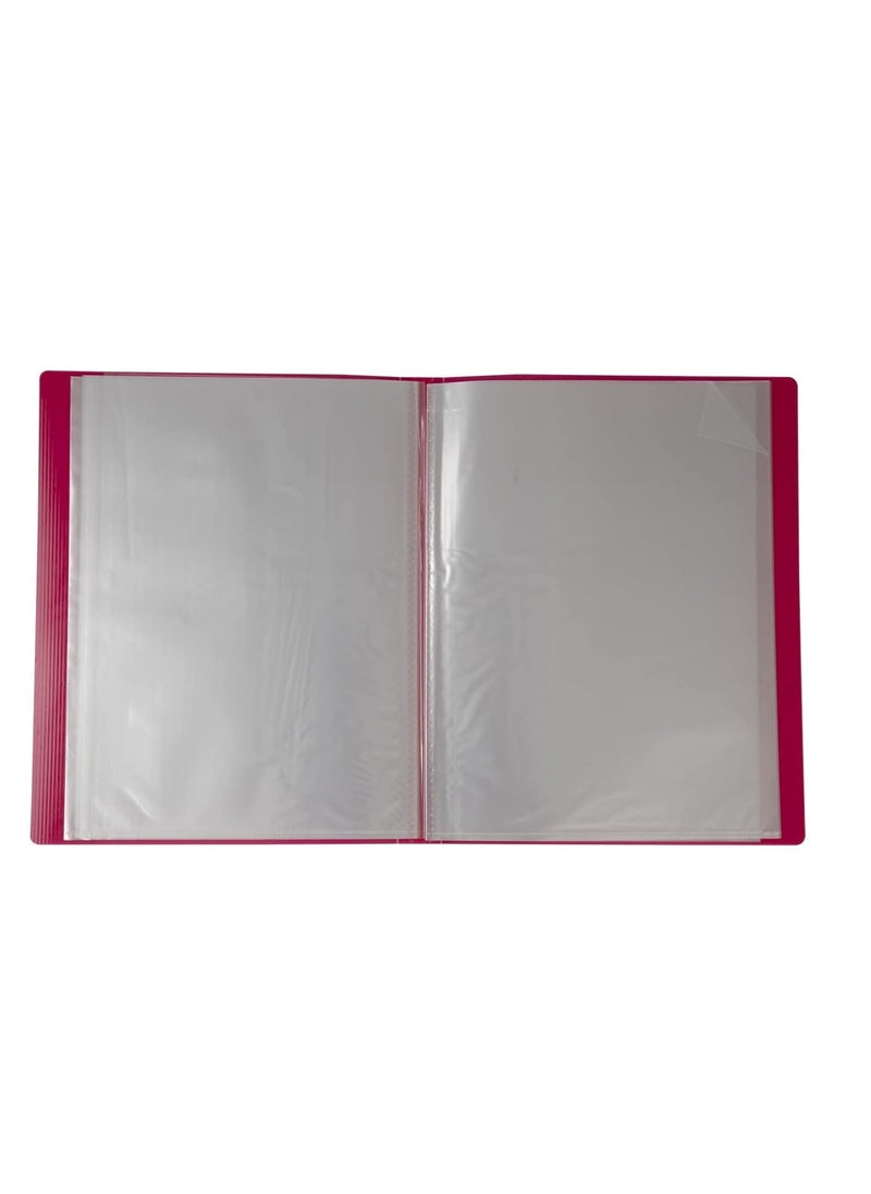 1-Piece Display Book 40 Pockets Red Cover