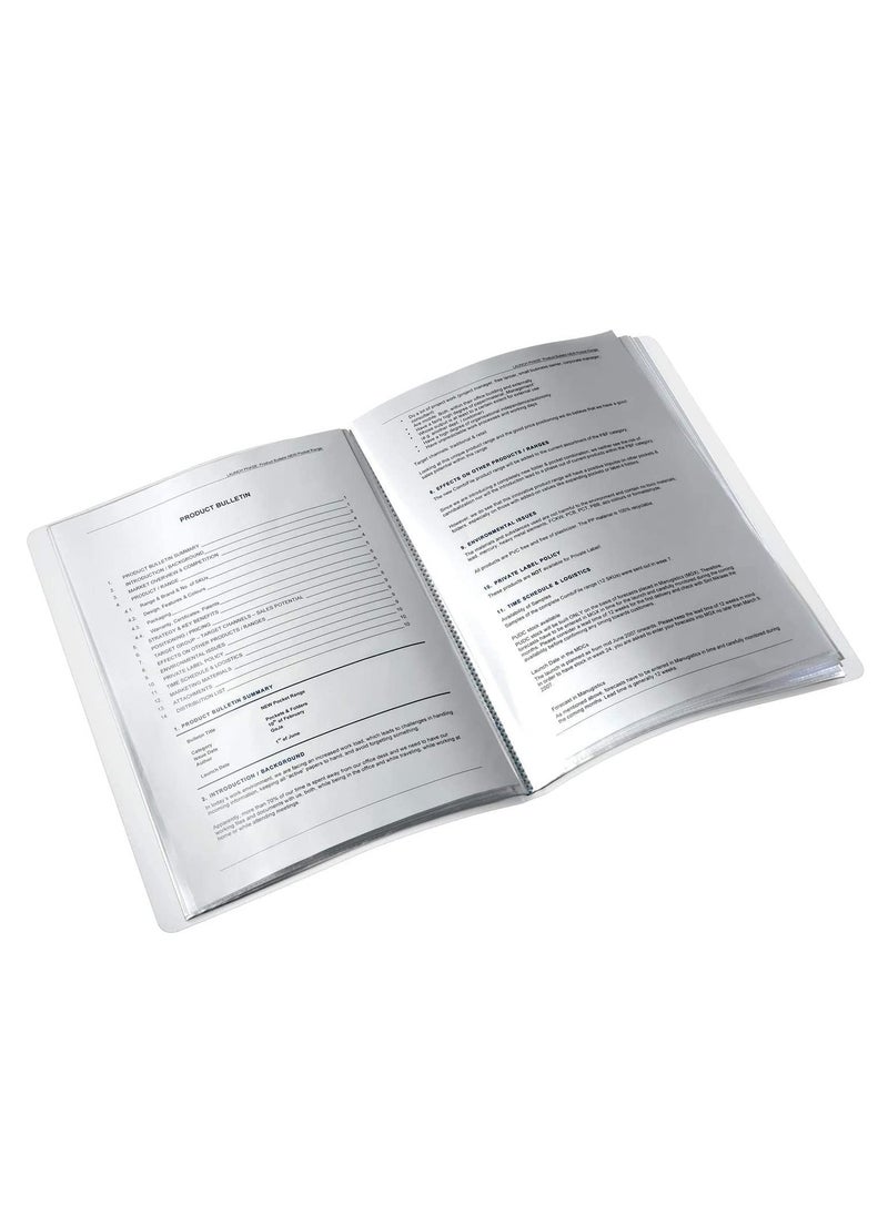 1-Piece Display Book 40 Pockets Red Cover