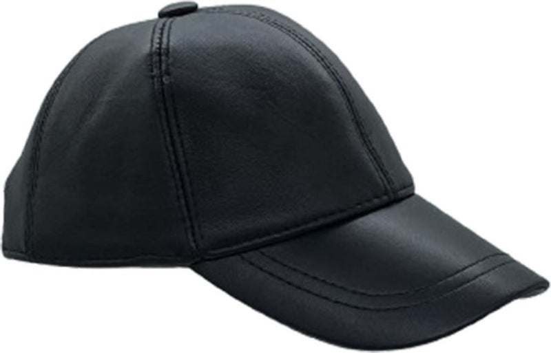 BE Hoope Genuine Leather American Baseball Cap Hat  - Image 1