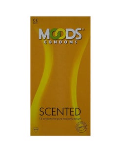 Moods Scented Condoms, Pack of 12  - Image 1