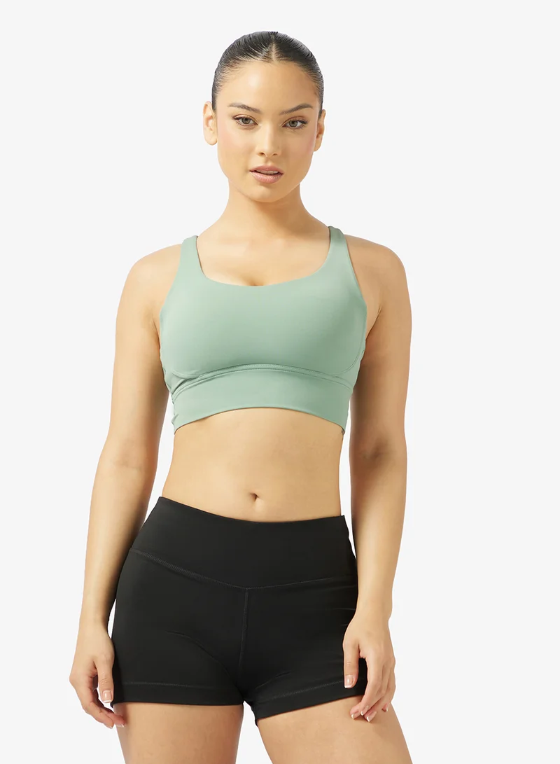 فورورد Sculpting Cross Back Detail Ultra Soft Training Top