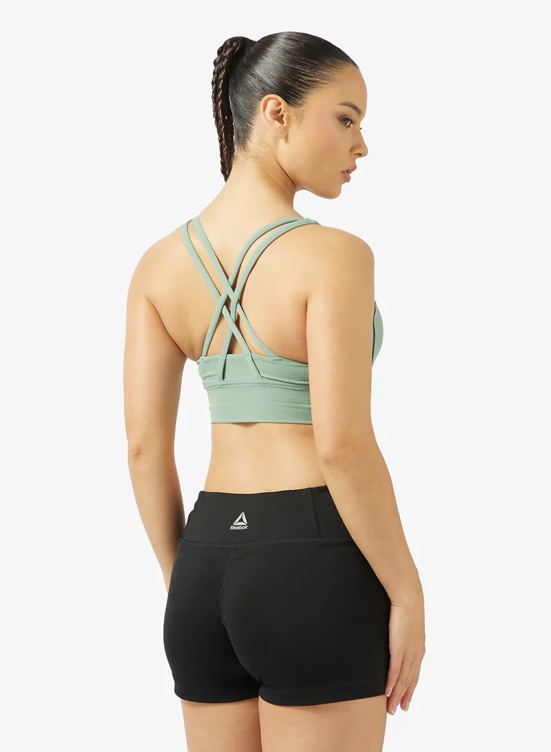 فورورد بلوزة تدريب فائقة النعومة بتفاصيل متقاطعة عند الظهر