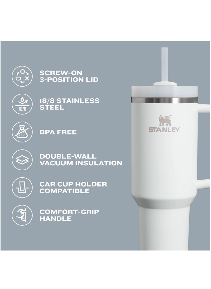 Stanley - Quencher H2.0 FlowState Stainless Steel Vacuum Insulated Tumbler with Lid and Straw for Water, Iced Tea or Coffee, Smoothie and More, 40 oz - Image 1