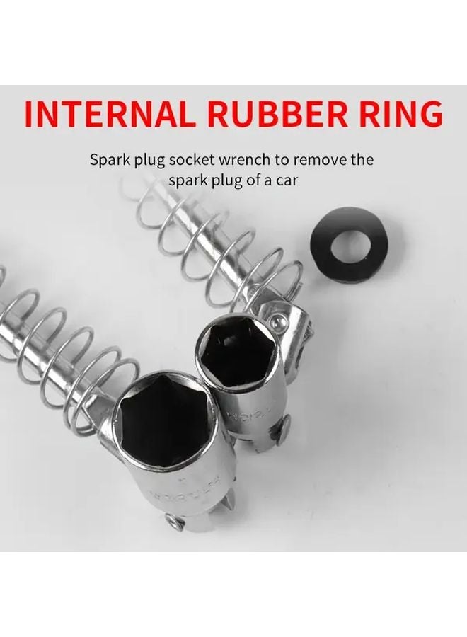 14 16 21mm 3 Pc Spark Plug Socket Wrench Set Universal Removal Installation Tool - Image 5