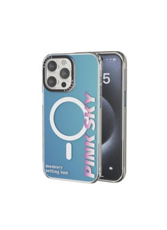 Mezone Memory iPhone 14 MagSafe Case, Shockproof & Anti-Yellowing Phone Case Reinforced Corners with Airguard, Pink  - Image 1