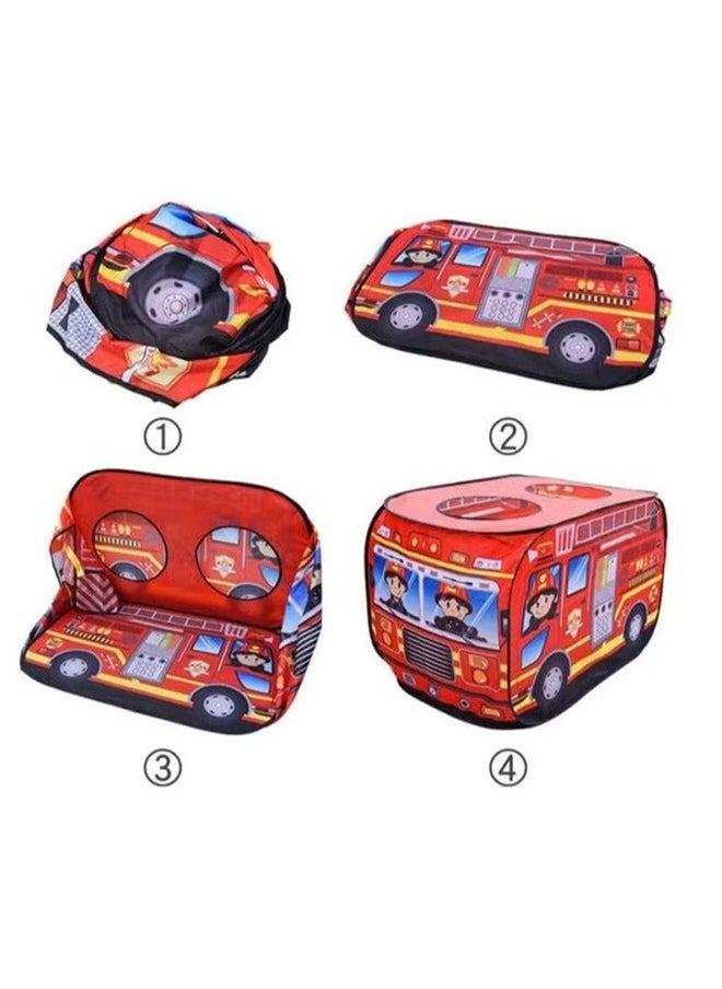 null - Fire Engine Bus Play Tent，The Foldable - Image 1