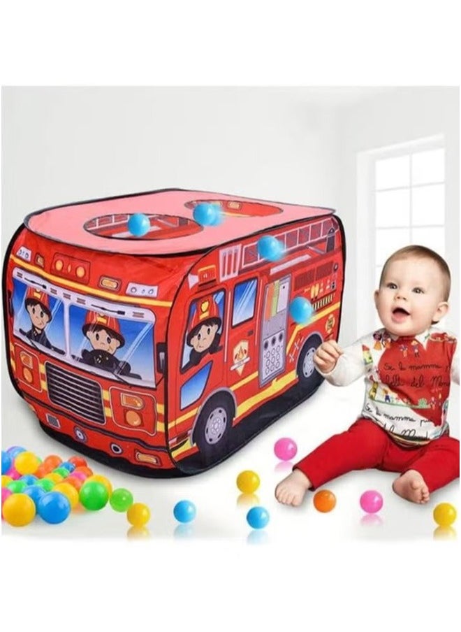 null - Fire Engine Bus Play Tent，The Foldable - Image 1