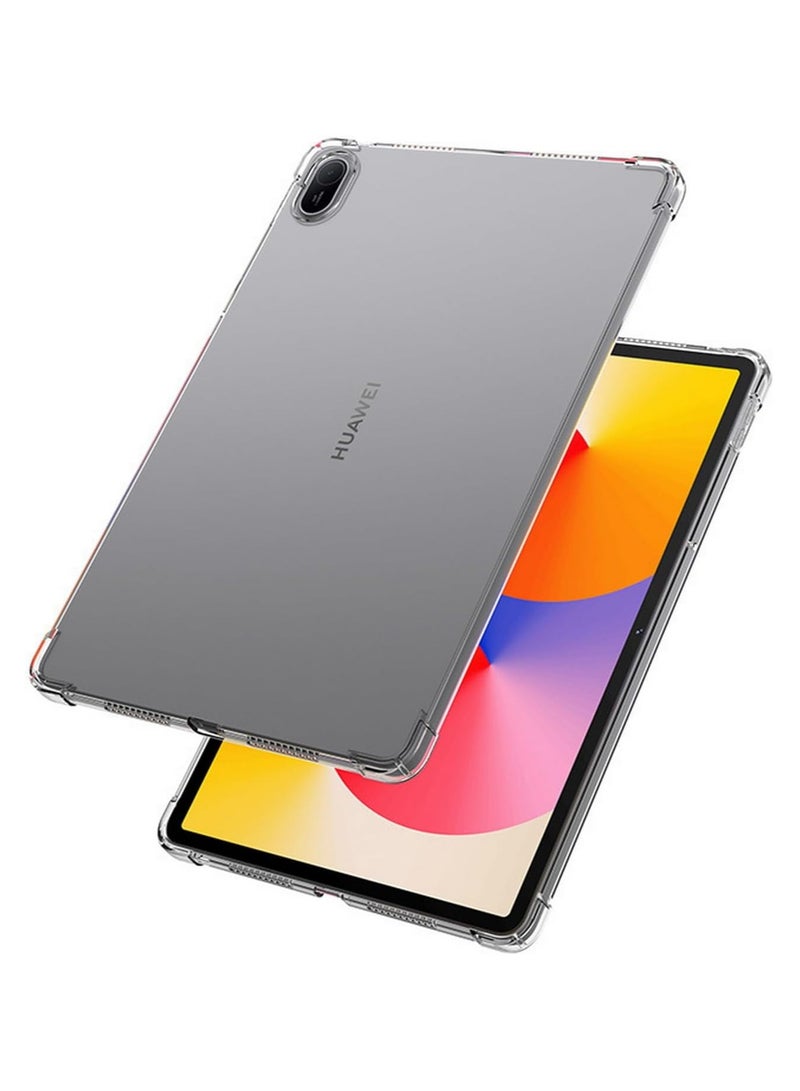 Case for Huawei MatePad SE 11 inch Released 2024, Shockproof Impact Resistant Flexible Cover, Anti-Scratch Transparent Clear TPU Protective Shell -Clear - Image 4