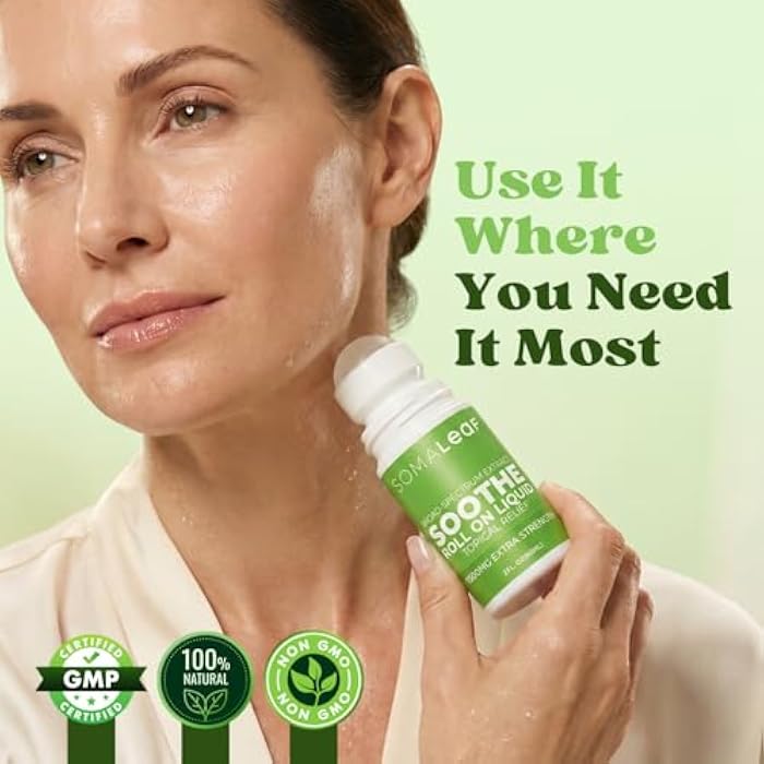 Hemp Oil Soothe Roll-On - Less Diluted Natural 1500 MG Extra Strength - More Hemp Oil in Every Roll - Natural Comfort for Muscles, Hips, Joints, Neck, Back, Elbows, Fingers, Hands, and Knees - Image 3