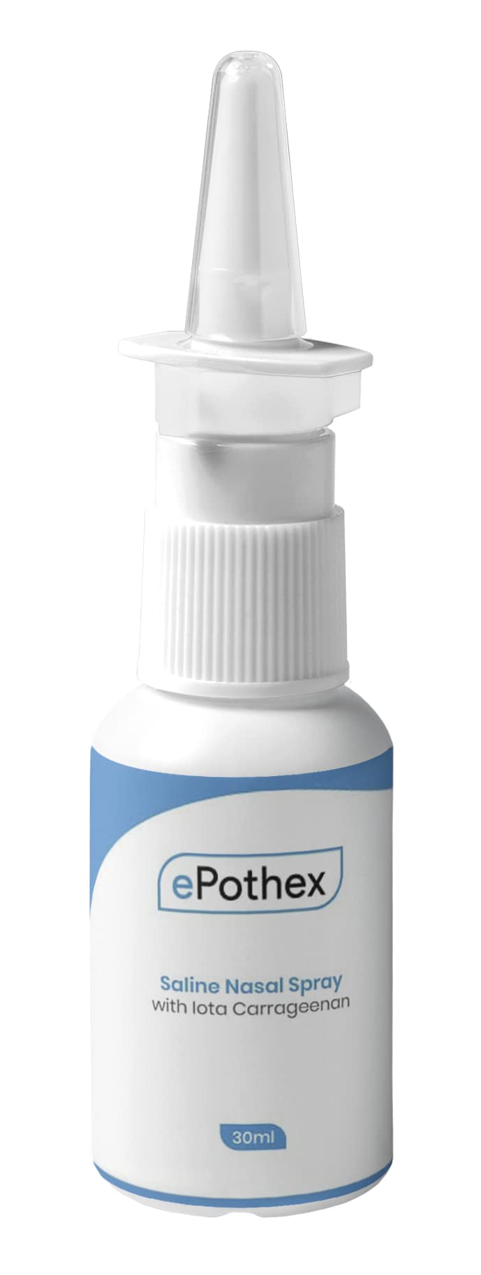 EPOTHEX Saline Nasal Spray with Iota Carrageenan Powerful Moisturizing Nasal Cleanser Helps Prevent Dry Sinuses Long Lasting 30 ml