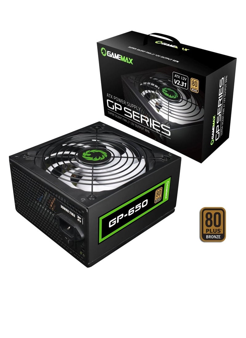 Generic GP-650 Elegant PSU casing with white flat cables 