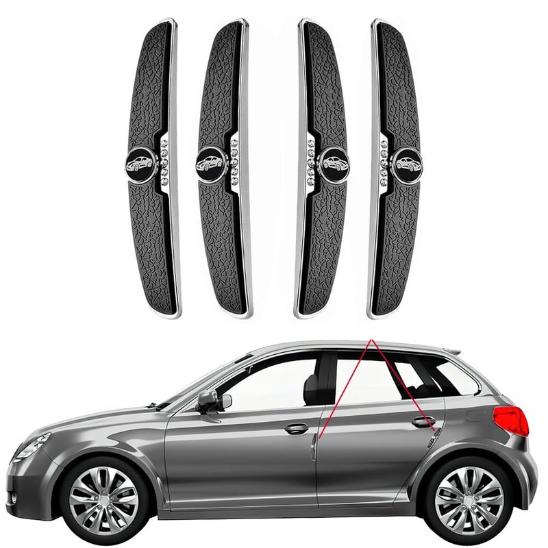 Pivdo Car Door Edge Handle Protector Rubber Guard Scratch Corner for Basalt, C3, C5, XE, XF, XJ, F-Pace, F-Type, I-Pace, Aspire, Ecosport, Endeavour, Fiesta, Figo, Aveo, Captiva, Enjoy, Tavera, Fiat - Image 1