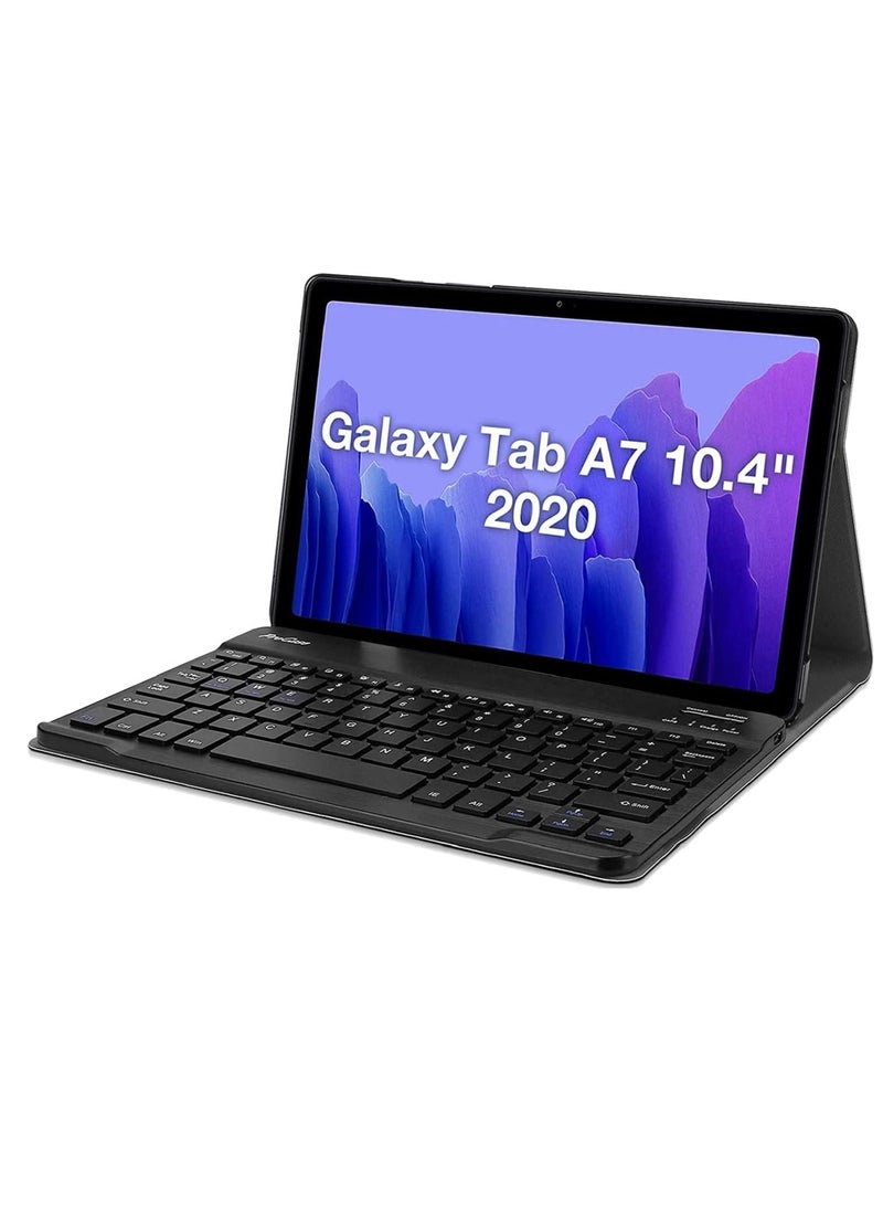 Keyboard Case for Galaxy Tab A7 10.4” (T500 T505 T507) 2020, Slim Shell Cover with Magnetically Detachable Wireless Keyboard for Galaxy Tab A7 10.4-Inch (SM-T500 T505 T505N T507) 2020  - Image 1