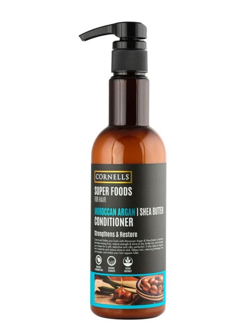 CORNELLS Super Food For Hair Moroccan Argan Shea Butter Conditioner Strengthens And Restore Sulfate And Paraben Free - Image 1