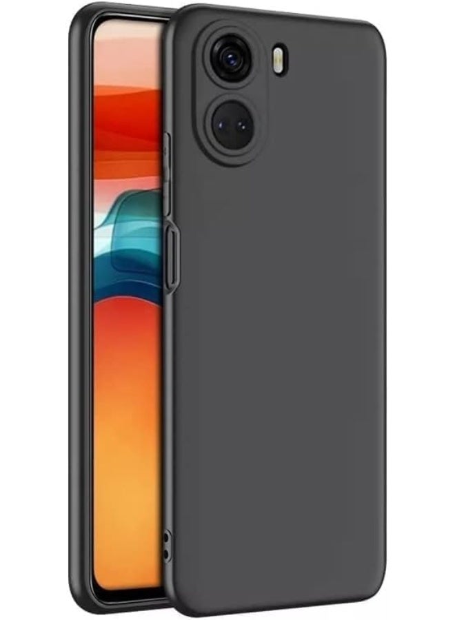 Protective Cover For Huawei Nova 10 SE , Slim Fit Soft Back TPU Case Flexible Silicone Cover Compatible For Huawei Nova 10 SE - Black