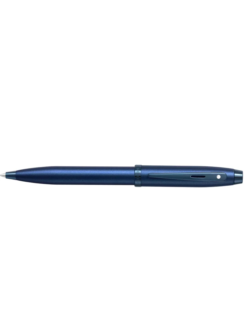 Sheaffer Sheaffer® 100 9371 Satin Blue Ballpoint Pen With PVD Blue Trim