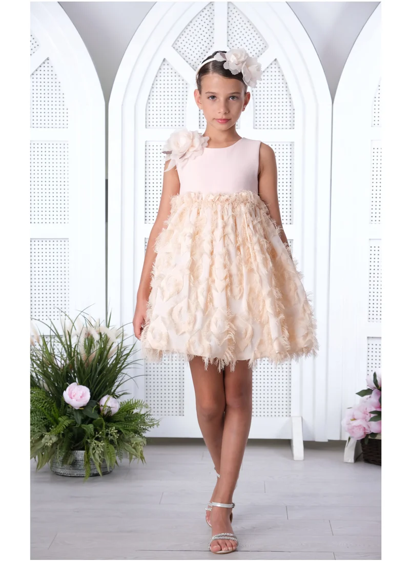 VIA BAMBINO Flower Girls Dress Baby Pink 3188