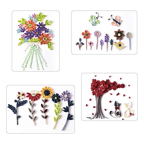 QTLCOHD 35 Colors 4200 Strips Paper Quilling Strips Set Width 5mm Length 54cm Quilling Art Strips for DIY Craft - Image 5