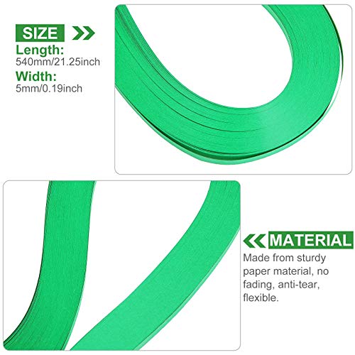 QTLCOHD 35 Colors 4200 Strips Paper Quilling Strips Set Width 5mm Length 54cm Quilling Art Strips for DIY Craft - Image 4