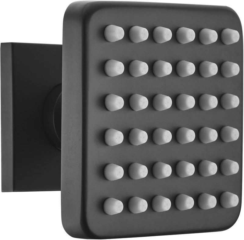 orhemus 3 inch Big Stainless Steel Body Spray Shower Jet - High Pressure Massage Side Sprayer Spa System Shower Set Adjustable Wall Mounted, Square Matte Black Finish - Image 1