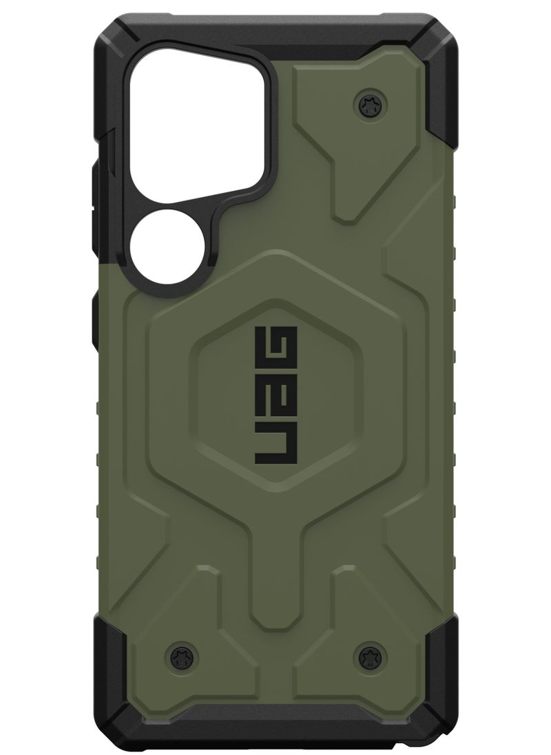 Urban Armor Gear - UAG Pathfinder Pro MagSafe for Samsung Galaxy S25 ULTRA Case Cover [18 Feet Drop tested] - Olive Drab - Image 1