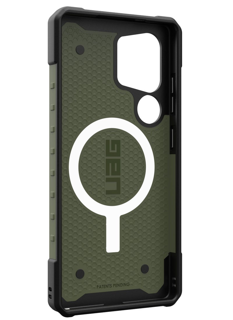 Urban Armor Gear - UAG Pathfinder Pro MagSafe for Samsung Galaxy S25 ULTRA Case Cover [18 Feet Drop tested] - Olive Drab - Image 1