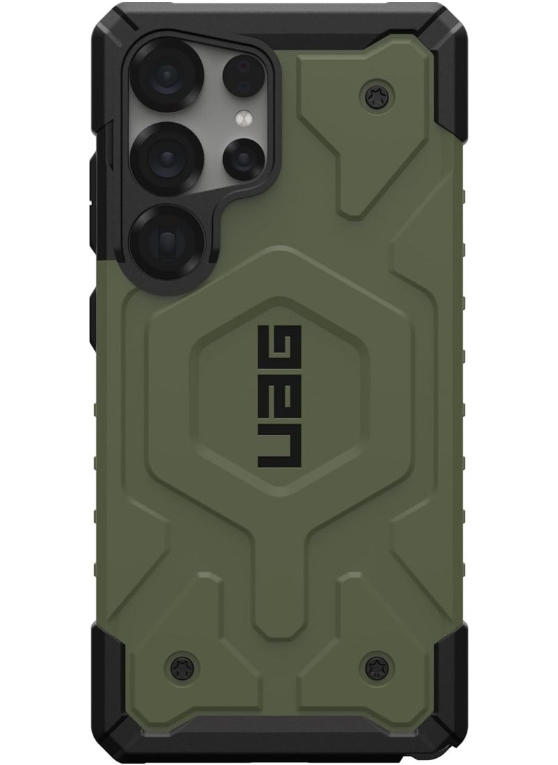 Urban Armor Gear - UAG Pathfinder Pro MagSafe for Samsung Galaxy S25 ULTRA Case Cover [18 Feet Drop tested] - Olive Drab - Image 1