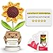 Gossby Positive Sunflower Doll Crochet with Card Excellent Grandma Would Recommend Gift for Grandma from Granddaughter Grandson Grandkid Mothers Day Christmas Birthday Gift for Grandmother - Image 3