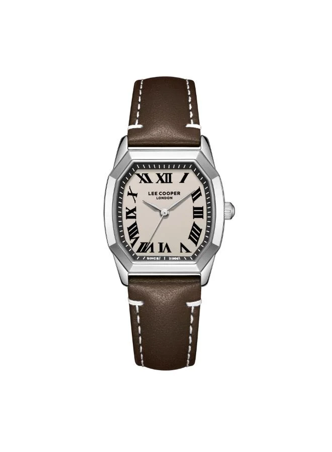 Lee Cooper Female's Leather Analog Watch LC08202.362 - 27x34 mm